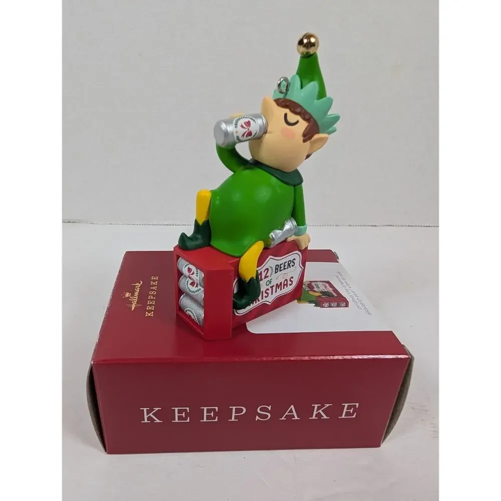 Hallmark Ornament 2021 - The Twelve Beers of Christmas Elf MIB